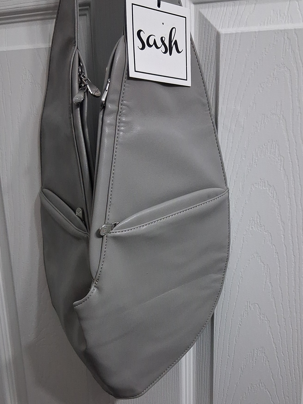 Sash Bag Dolphin Gray Crossbody NWT